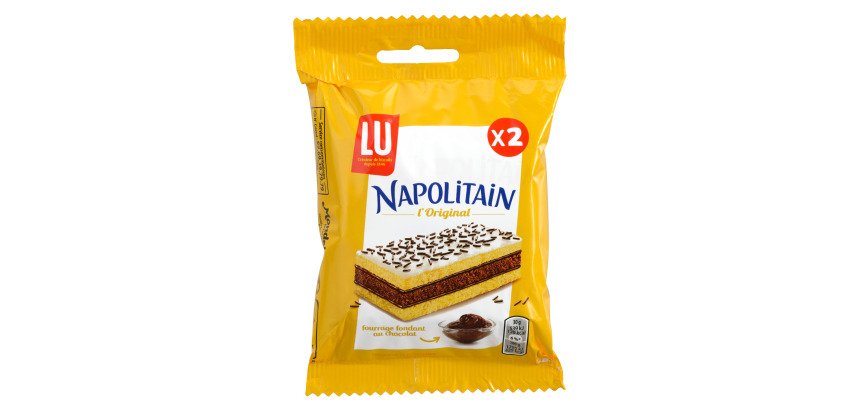 Gâteaux Napolitain Lu x 2 - Étui de 30 g