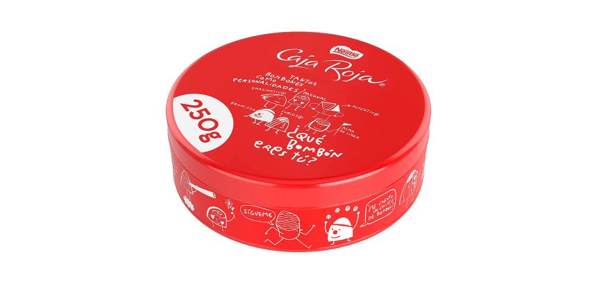 Bombones surtidos caja roja de Nestlé - 250 g.