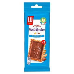 Petit écolier chocolat au lait Lu x 3 - Étui de 37,5 g