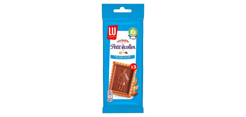 Petit écolier chocolat au lait Lu x 3 - Étui de 37,5 g