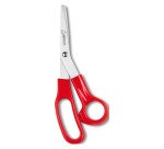 Forbice lama 18 cm con impugnatura in ABS rosso asimmetrica