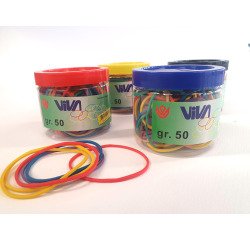 En_barattolino elastici 50 gr colori assortiti