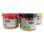 Elastici Viva diametro 50 mm x h 1,5 mm assortiti 50 grami in barattolo