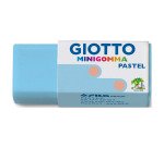 Mini gomme pastel Giotto in 5 colori pastello assortiti