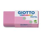 Mini gomme pastel Giotto in 5 colori pastello assortiti