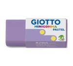 Mini gomme pastel Giotto in 5 colori pastello assortiti