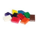 Pongo plastilina 100% vegetale 10 panetti da 50 grammi cadauno colori assortiti