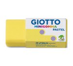 Mini gomme pastel Giotto in 5 colori pastello assortiti