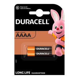 Alkalinebatterijen Duracell speciaal AAAA 1,5 V, set van 2 (LR8D425)
