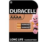 Piles alcalines Duracell spéciales AAAA 1,5 V, lot de 2 (LR8D425)