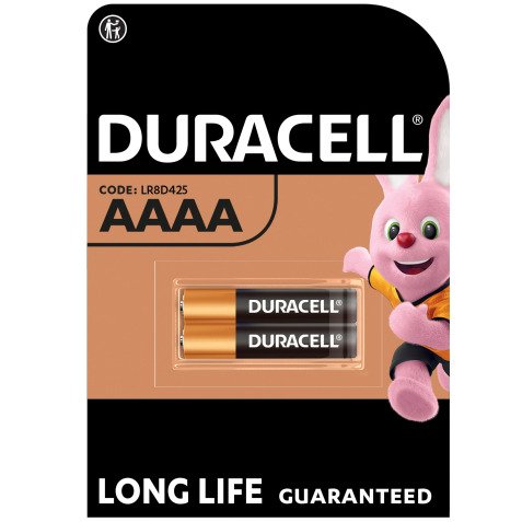 Duracell Spéciales - Pack de 2 piles Alcalines AAAA/LR8D425 - 1,5