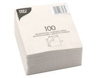 Serviette de table en ouate 30 x 30 cm - Paquet de 100