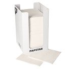 Serviette de table en ouate 20 x 20 cm - Boite distributrice de 100