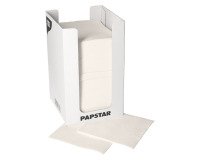 Serviette de table en ouate 2 plis 20 x 20 cm - Boite distributrice de 100