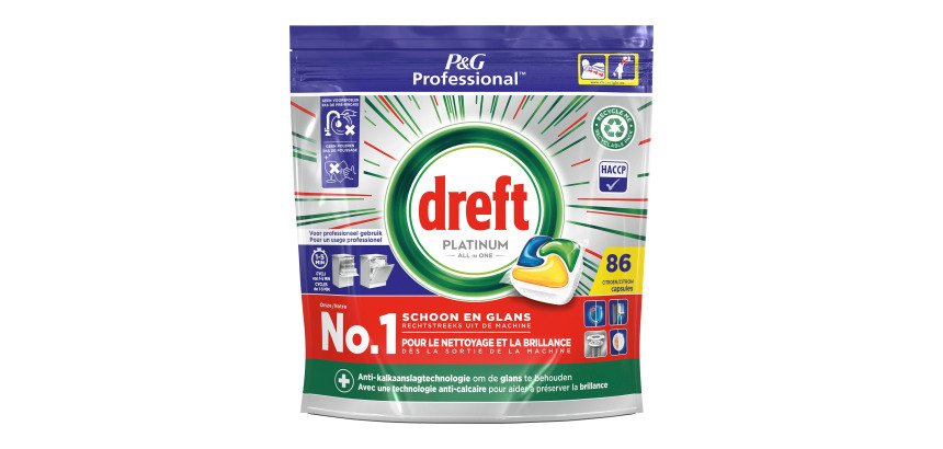 Capsules vaisselle Dreft Platinum citron - boîte de 86 capsules