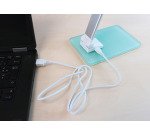 Lampada da tavolo Unilux Popy argento 6 w