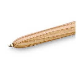 Penna a sfera a scatto BIC 4 Colori Wood fusto effetto legno, 1mm
