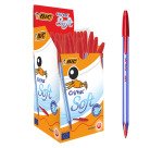 Penne a sfera BIC Cristal Soft tratto medio 50 pezzi