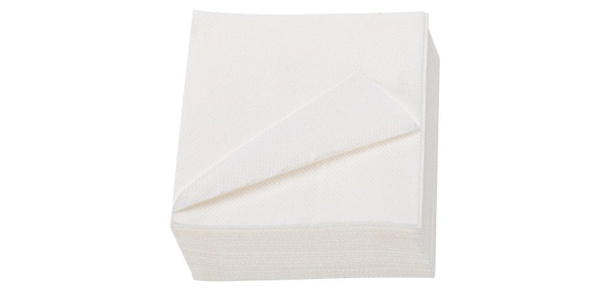 Katoenen servetten 20 x 20 cm - verdeeldoos van 100