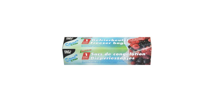 Gefrierbeutel QuickSnap 1 L - Box mit 20 Beuteln