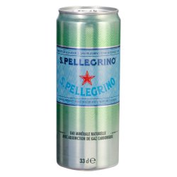 Eau gazeuse S. Pellegrino 33 cl - 24 canettes