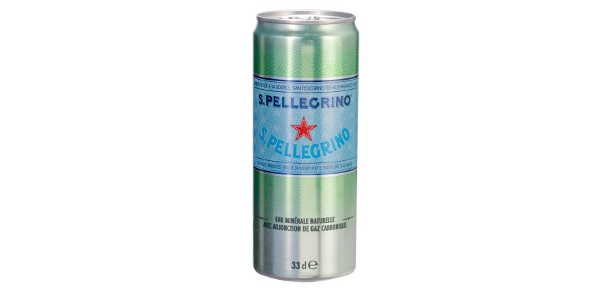 Eau gazeuse S. Pellegrino 33 cl - 24 canettes