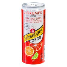 En_can schweppes agrumes zero 33 cl - 24 canettes