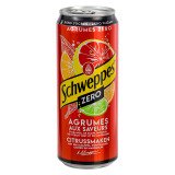 Schweppes Agrum Zero 33 cl - 24 canettes