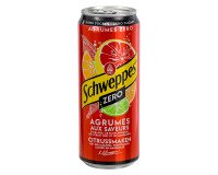 Schweppes Agrum Zero 33 cl - 24 blikjes