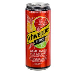 Schweppes Agrum Zero 33 cl - 24 cans