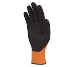Guantes de punto de poliéster Delta Plus APOLLON VV733 naranja/negro