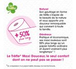 Toilet paper double thickness Le Trèfle Maxi sheets - box with 24 rolls of 210 sheets