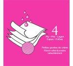 Papier toilette quadruple épaisseur Renova lotionné fraîcheur florale - 60 rouleaux de 140 feuilles