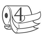 Papier toilette quadruple épaisseur Renova Royal  - 63 rouleaux de 140 feuilles