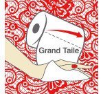 Papier toilette quadruple épaisseur Grand Royal Renova - 42 rouleaux de 140 feuilles