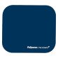 Tappetino mouse Fellowes Blu navy con antibatterico Microban