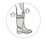 Demi-bottes fourrées de sécurité en PVC Delta Plus NICKELS5 CI SRC