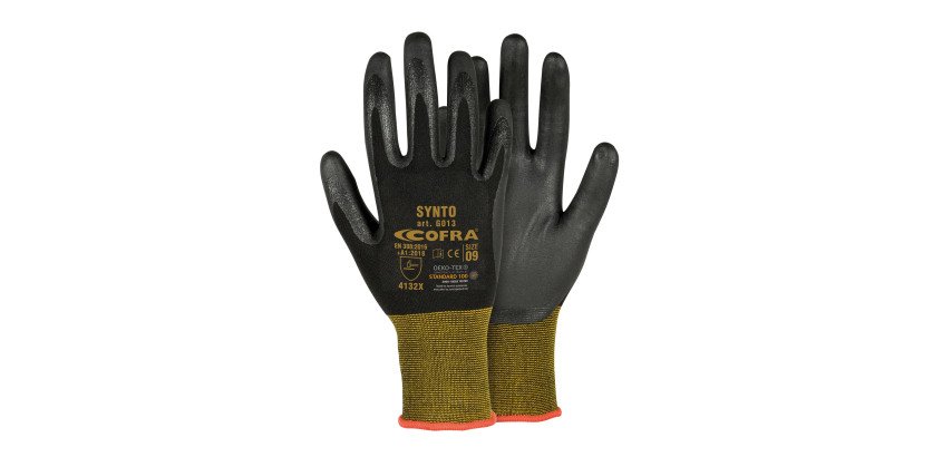 Guanti Cofra Synto in schiuma di nitrile/poliuretano, 12 paia