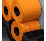 Papier toilette triple épaisseur Renova couleur - Paquet 6 rouleaux