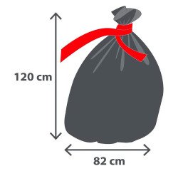 Garbage bag Alfapac 130 liters - Box of 30