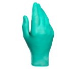 Gants jetables de protection chimique Mapa Solo Plus 995, latex non poudré, vert - Boîte de 100 gants