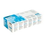 Guantes desechables de protección química Mapa Solo Plus 995, látex sin polvo, verde - Caja de 100 guantes