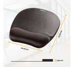 MOUSEPAD FELLOWES CON POGGIAPOLSI MEMORY FOAM - NERO