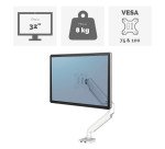 Braccio Monitor singolo Fellowes Platinum Bianco