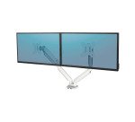 Braccio Monitor Doppio Fellowes Platinum Bianco