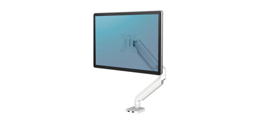 Braccio Monitor singolo Fellowes Platinum Bianco