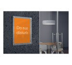 Porte affiche mural Premium Plus - transparent - format A3 - Nobo