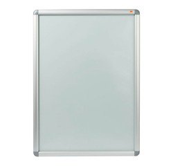 Posterdisplay wandmodel met kliksluiting - transparant - A1-formaat - Nobo