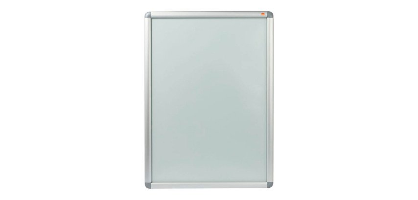 Posterdisplay wandmodel met kliksluiting - transparant - A1-formaat - Nobo
