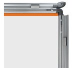 Porte affiche mural Clipsable - transparent - format A1 - Nobo